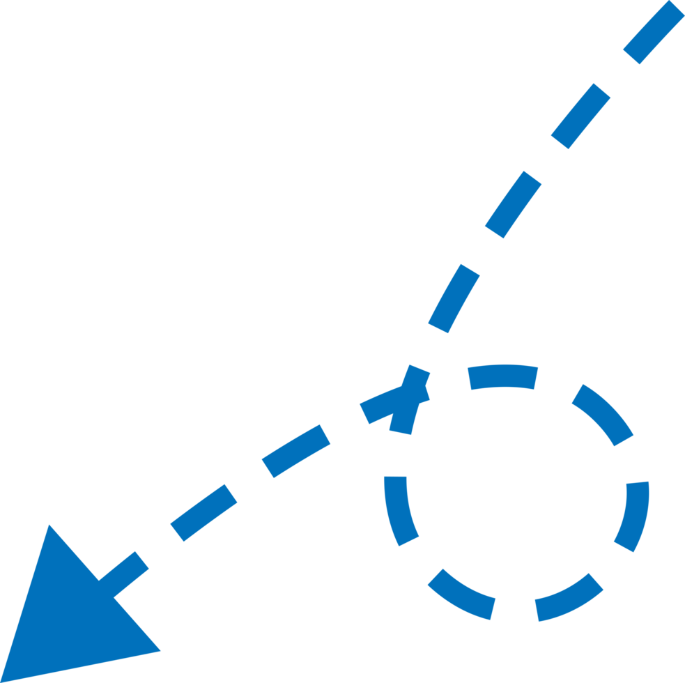 down free hand arrow icon png