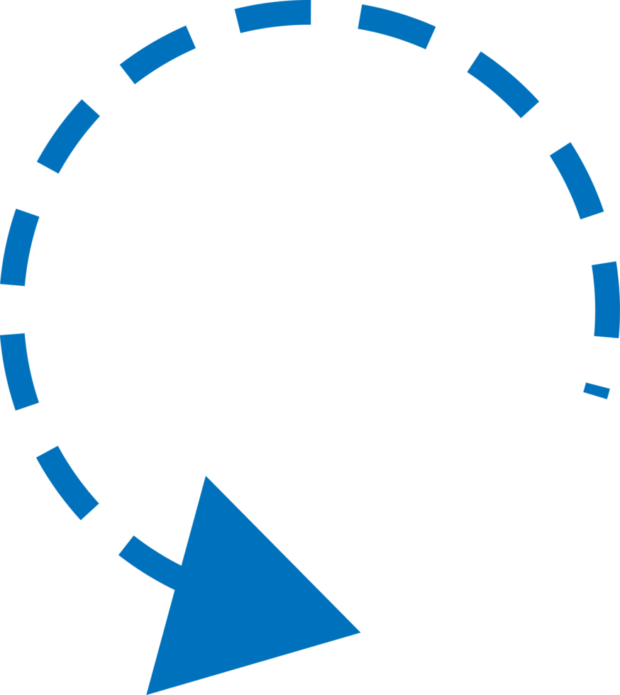 circle return arrow icon png