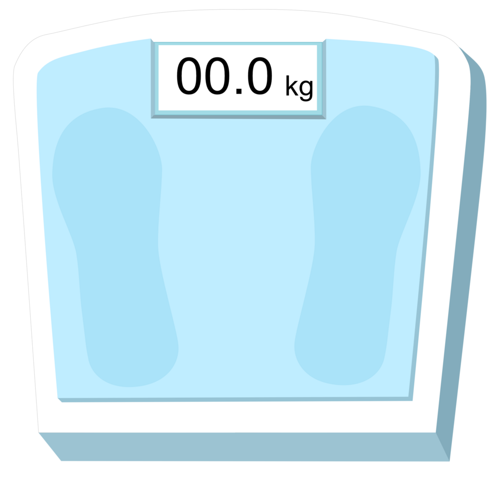 digital bathroom scale or human weighing scale png