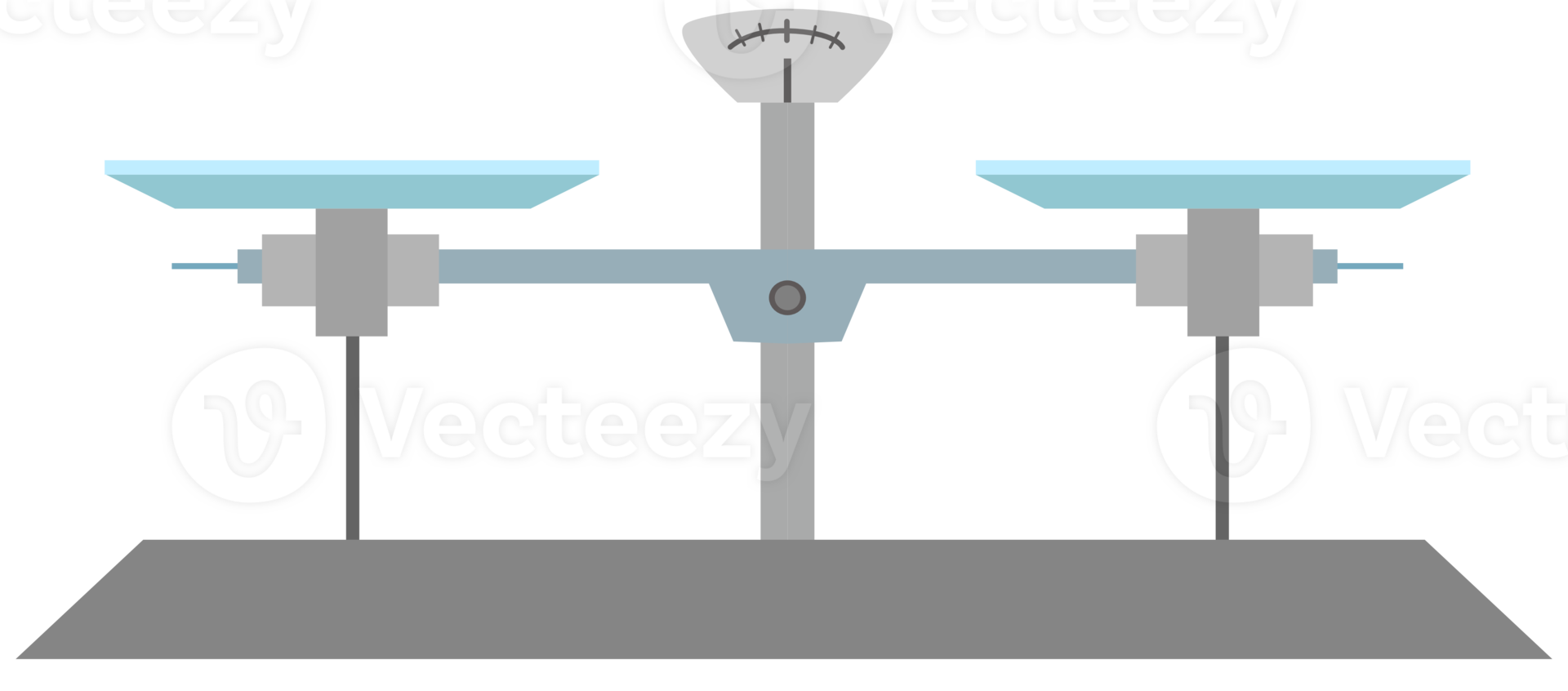 Double Pan Balance or laboratory two-arm scales png