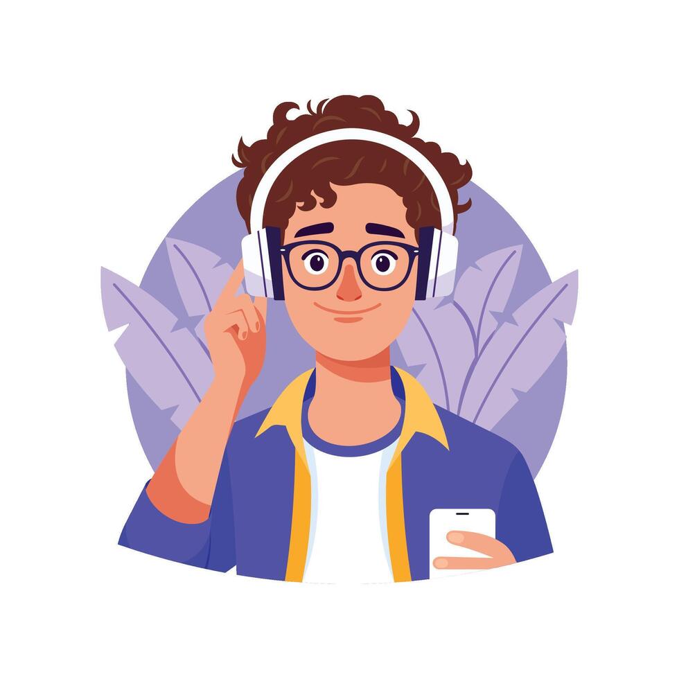 Listing songs Illustration. EPS 10 File vector