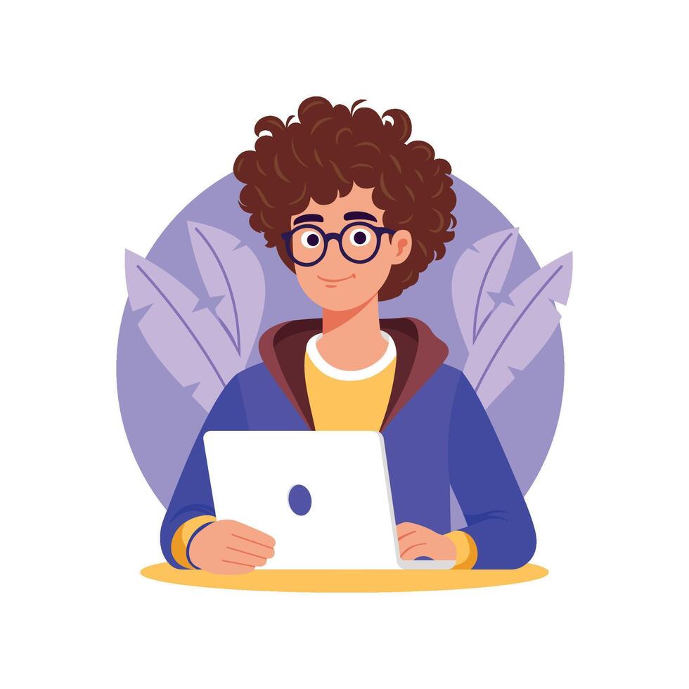 web desarrollador ilustración. eps 10 archivo vector