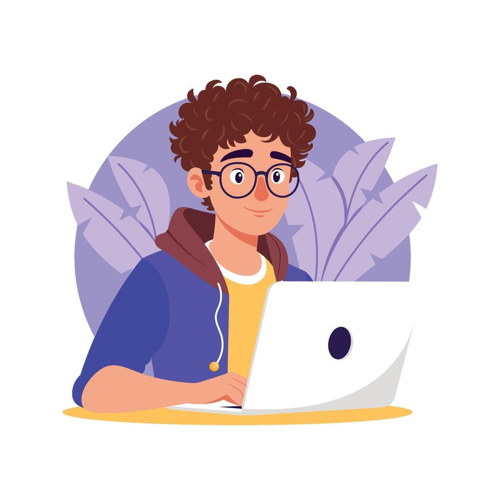 Website developer Illustration. EPS 10 File vector