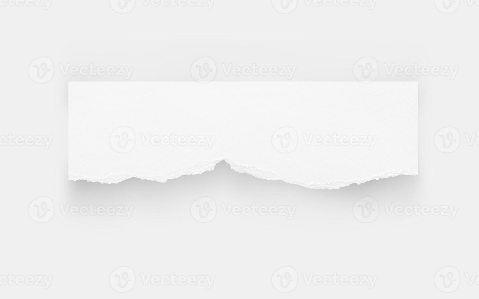 Torn paper edges. Ripped paper texture. Paper background photo
