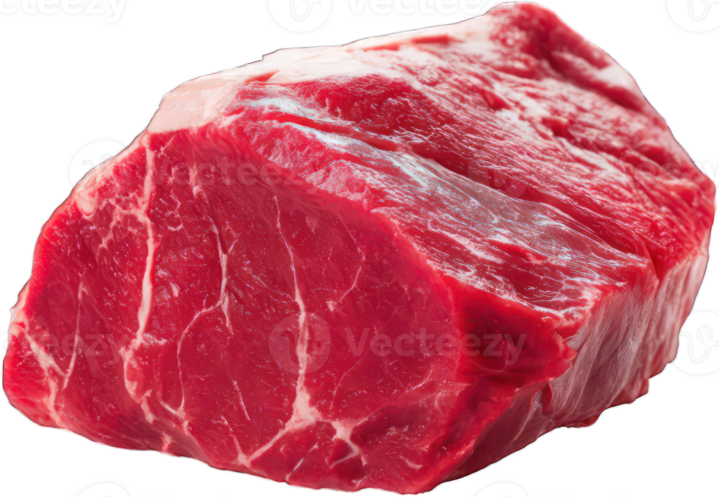 Raw Beef Steak Close up Red Meat Texture Uncooked Cut of Prime Beef png