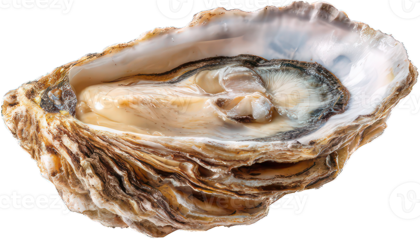 Fresh Raw Oyster Shellfish Close Up Gourmet Seafood Detail Culinary Image png
