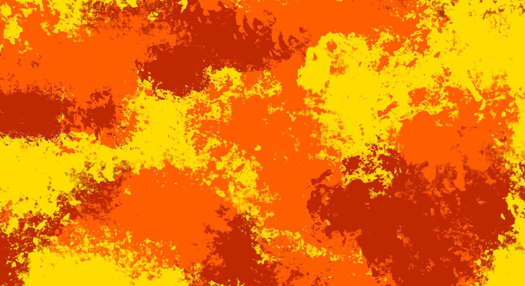 Orange yellow abstract grunge background vector