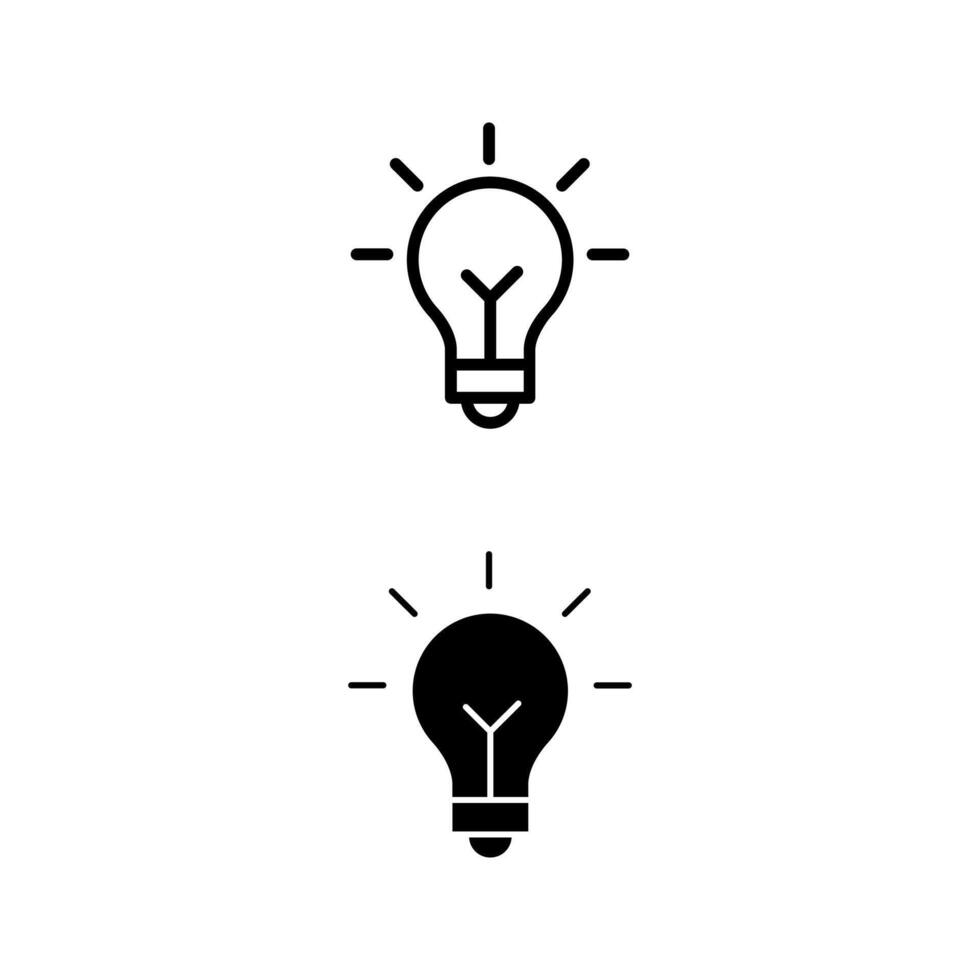 Creative Idea Icon Set vector