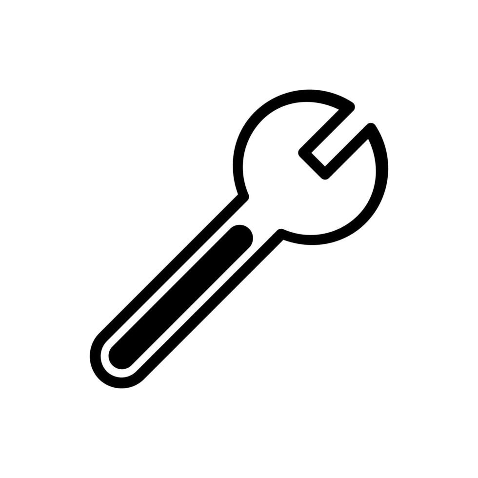 Wrench Tool Icon vector