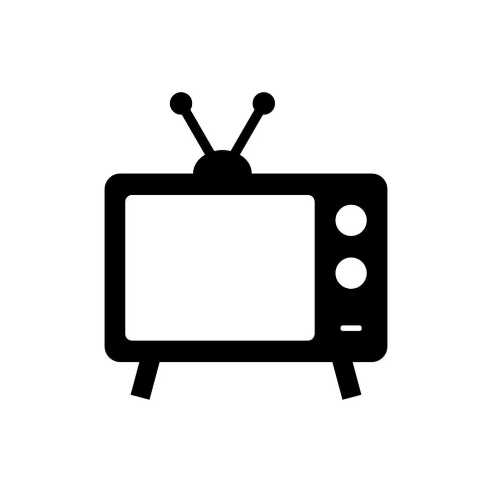 Retro TV Icon vector