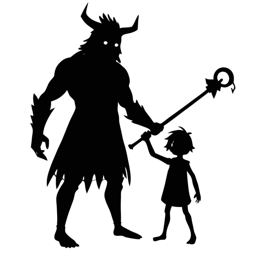 a lone warrior must protect an innocent child who holds the key to salvation vector