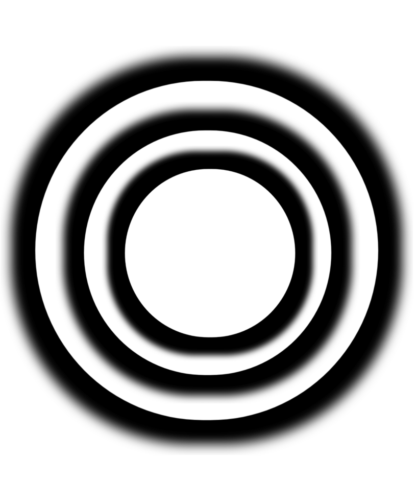 A black and white image of a circular object png