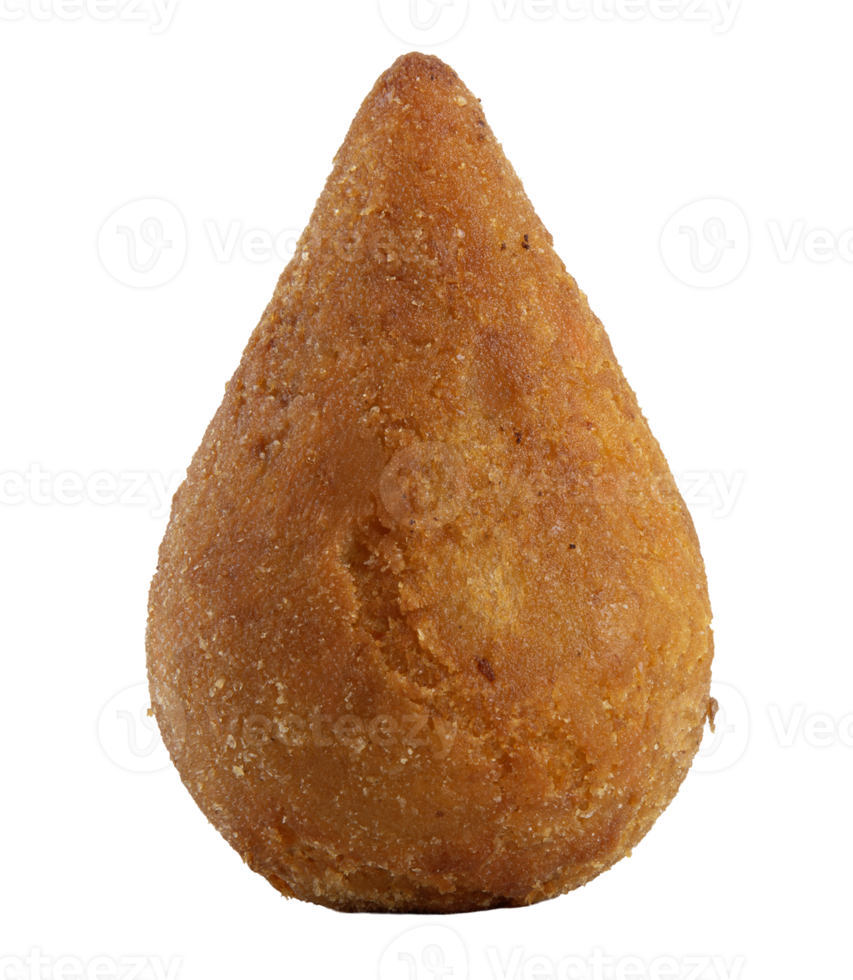 Golden crispy Brazilian coxinha png