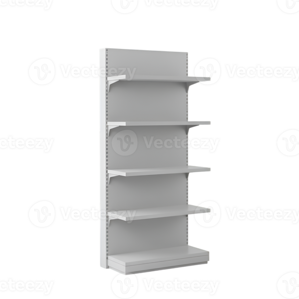 Elegant Floating Shelves Against a Transparent Backdrop for Versatile Use png