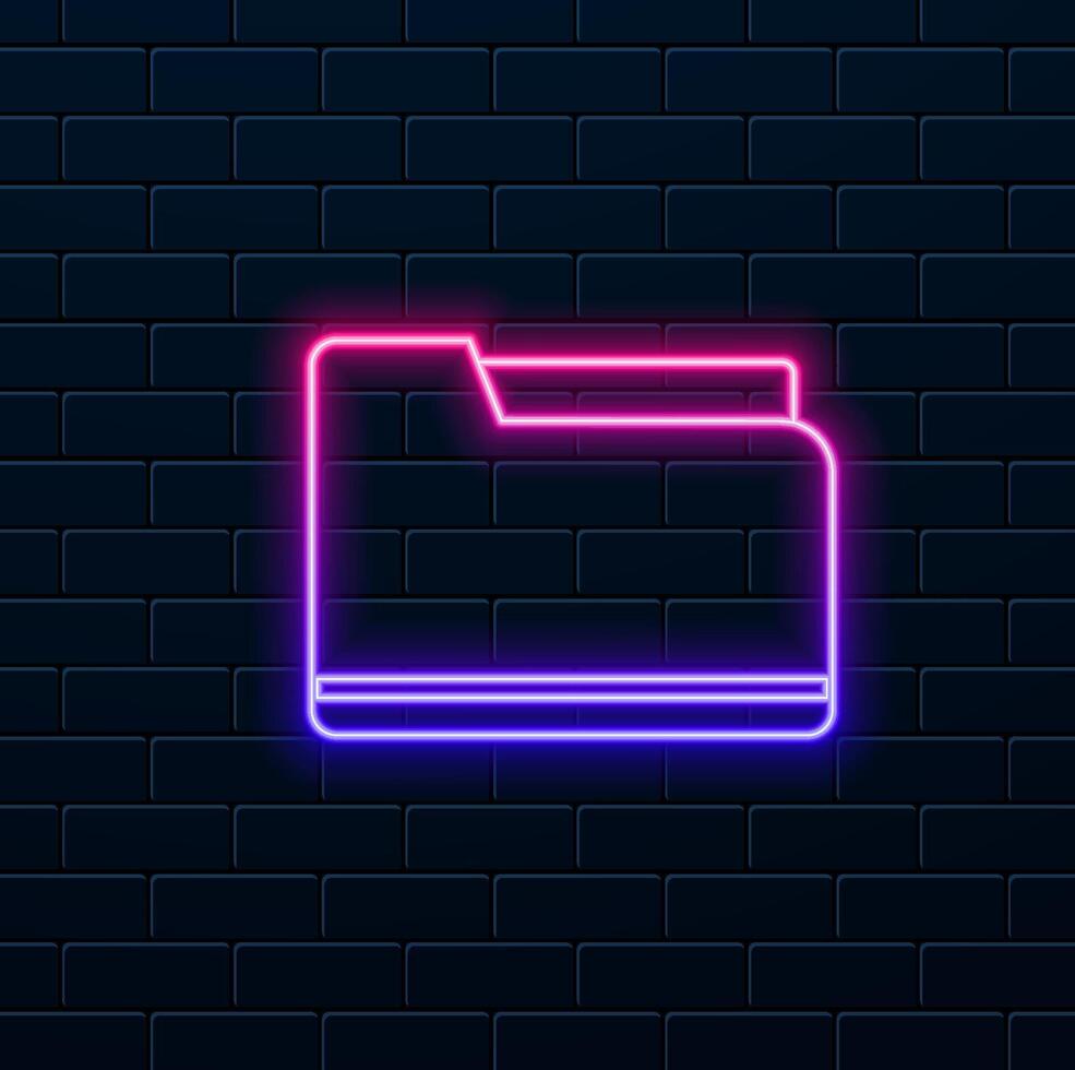 file, explorer, document, upload and download icons. neon style. brochures, feeds, symbols, applications, web, etc. vector
