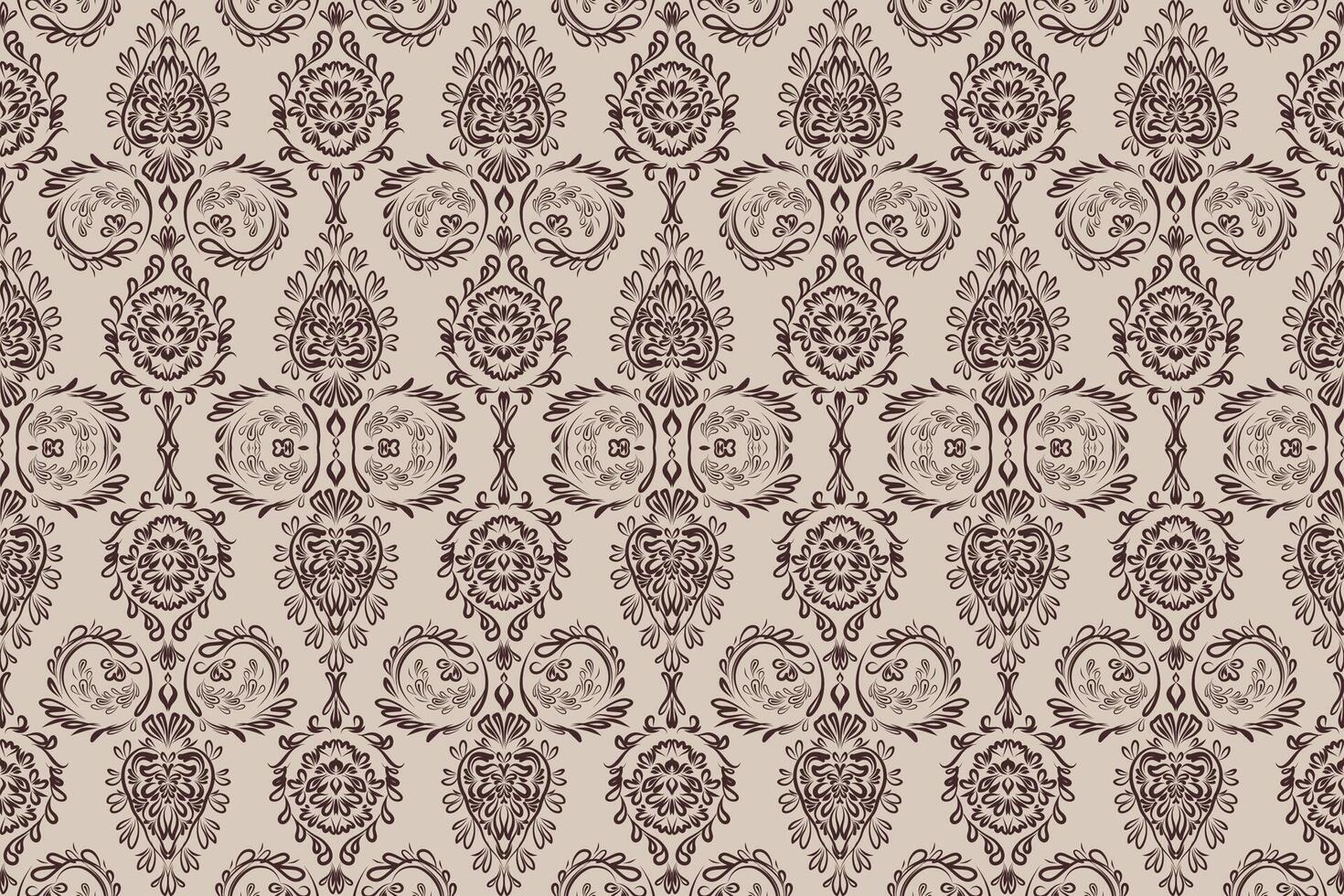 Incorporate details into your projects with this beautiful damask file. vector