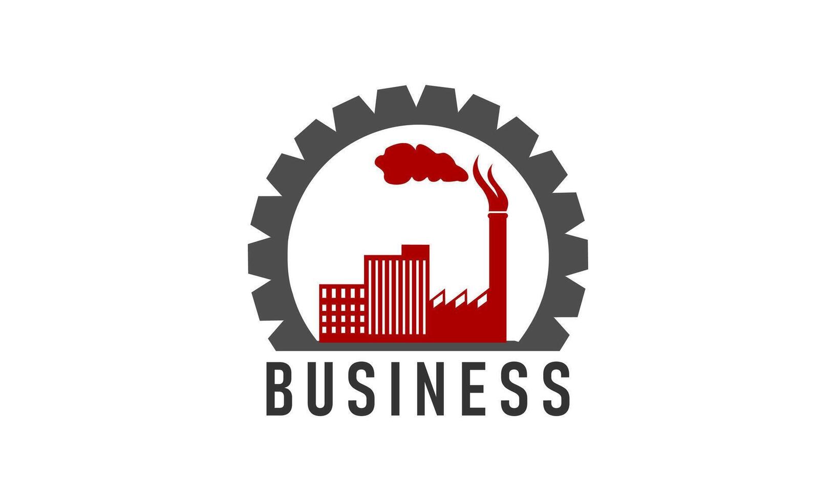 Creative Industrial Logo Template vector