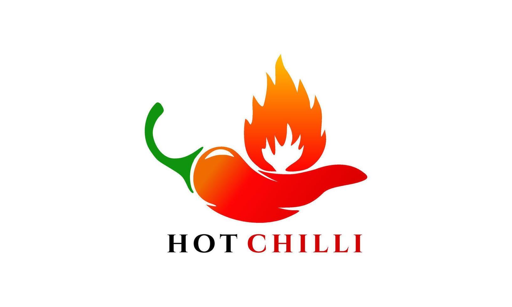 Hot Chilli Custom Design Logo For Restaurants And Cafe vector