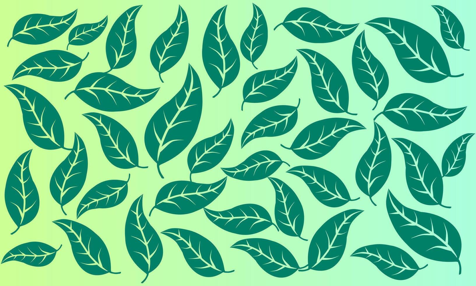 Modern Design Leaves Logo Template vector