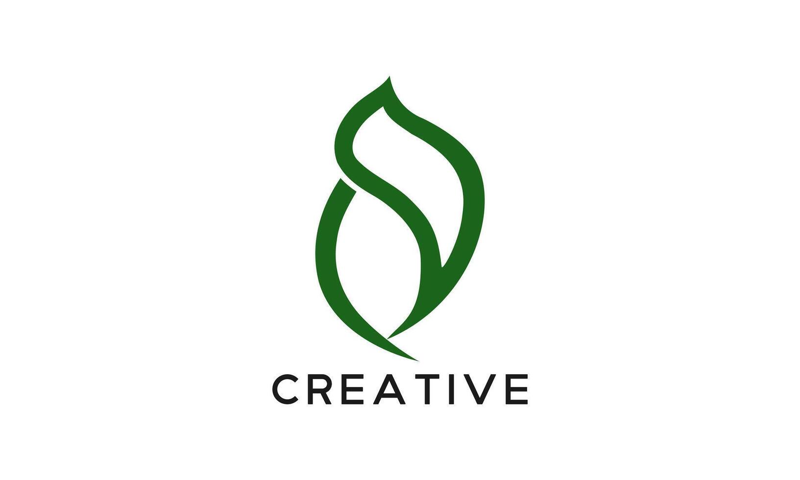 Custom Design Leaf Logo Template vector