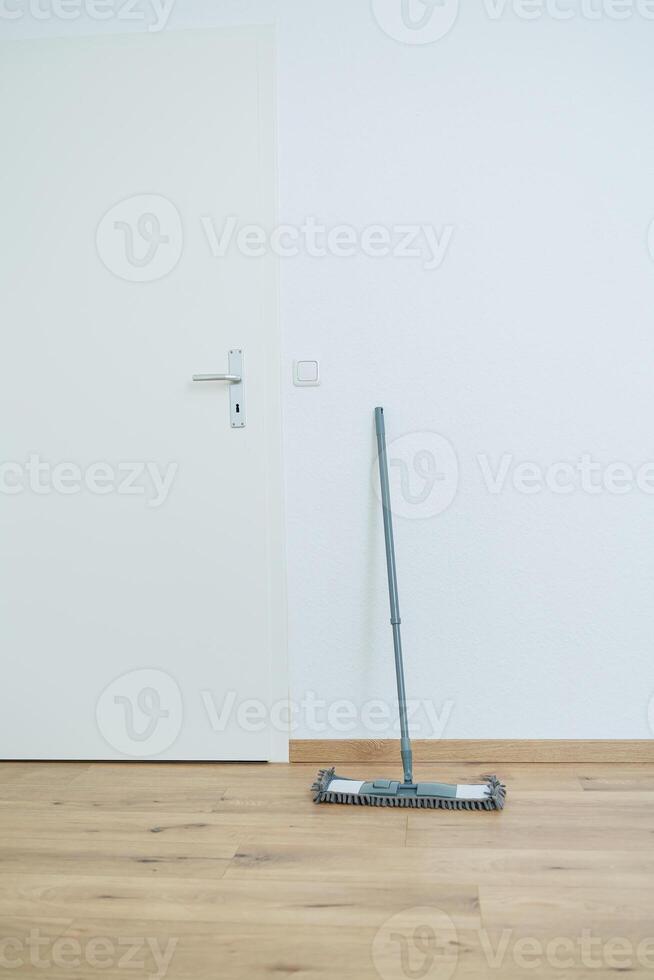 Minimalist Cleaning Equipment in a Modern Interior Space for a Fresh and Chic Atmosphere photo