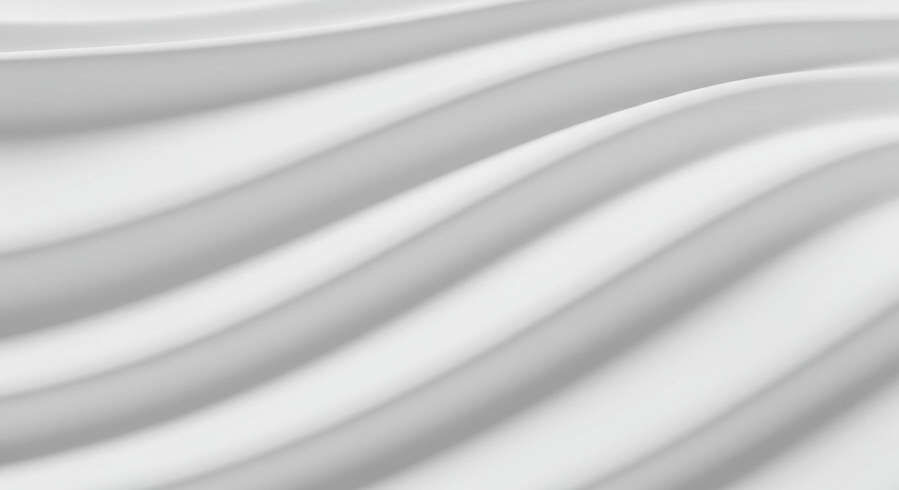 Undulating White Waves A Minimalist Abstract Design of Smooth Surfaces photo