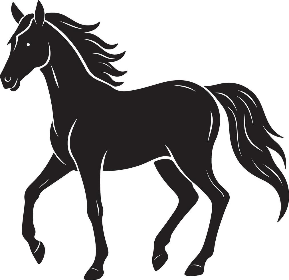 Horse Silhouette Icon vector