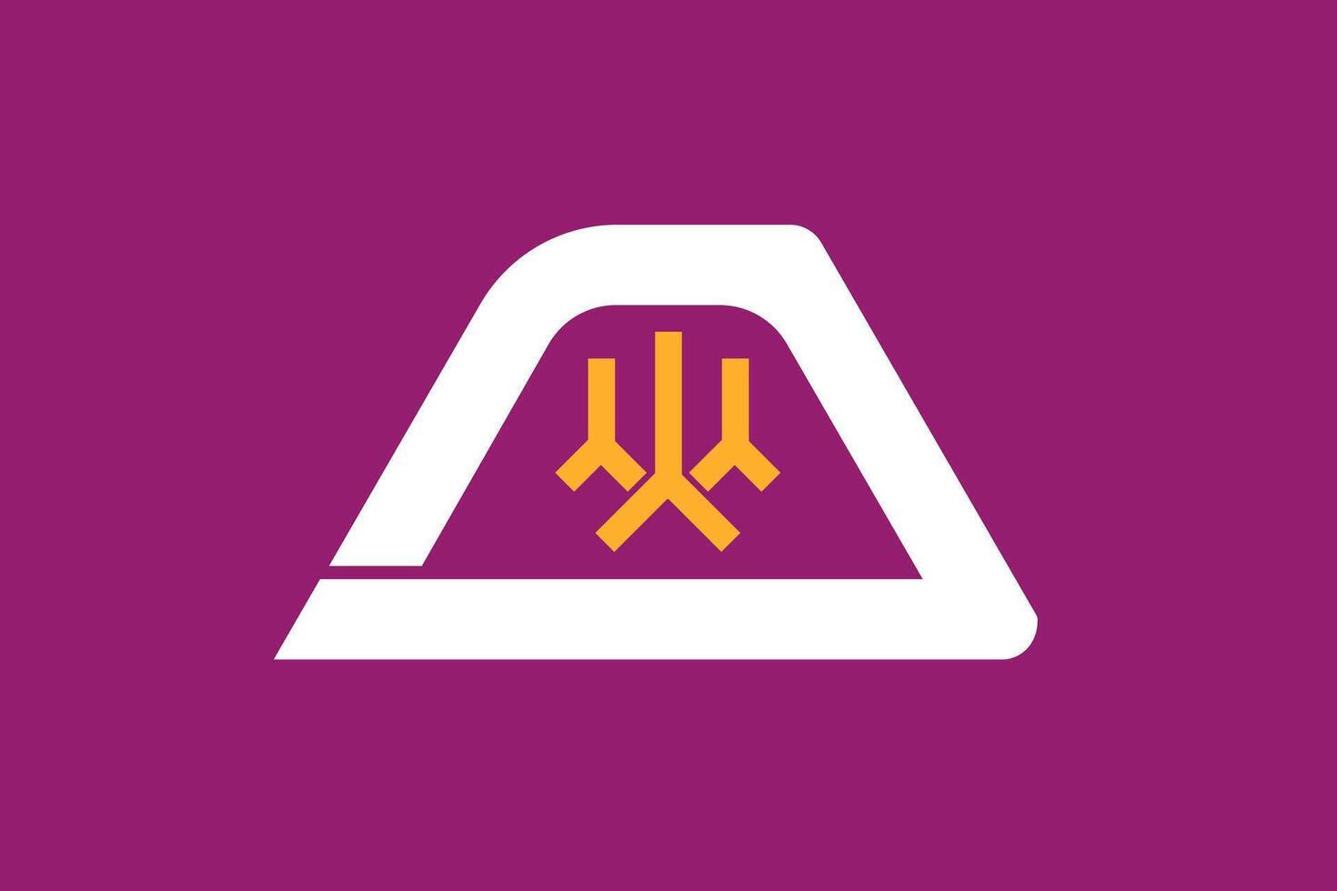 The flag of Yamanashi prefecture, Japan vector