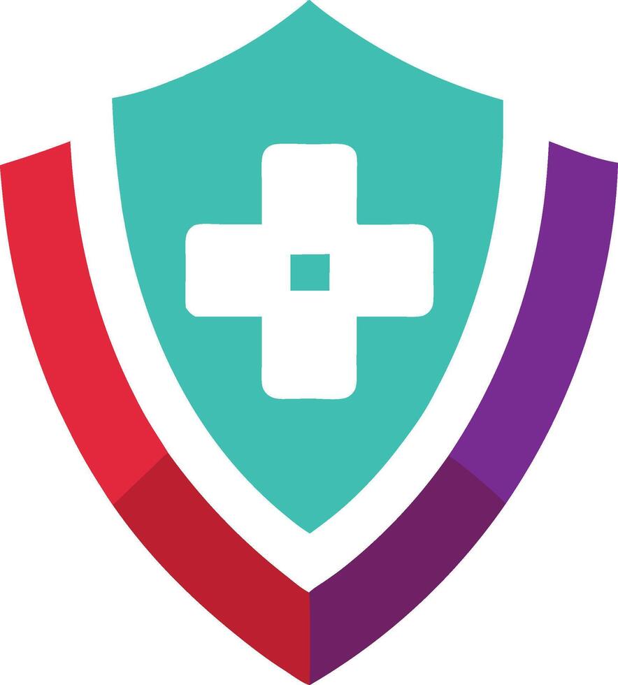 Minimalist Healthcare Identity Logo with Risk and Policy Focus vector