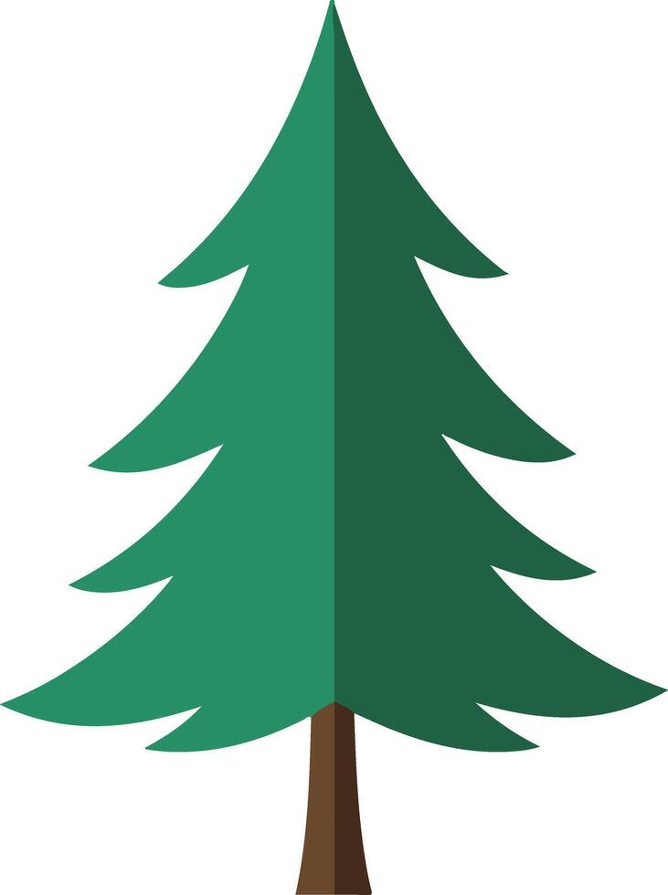 Pine tree clipart vector