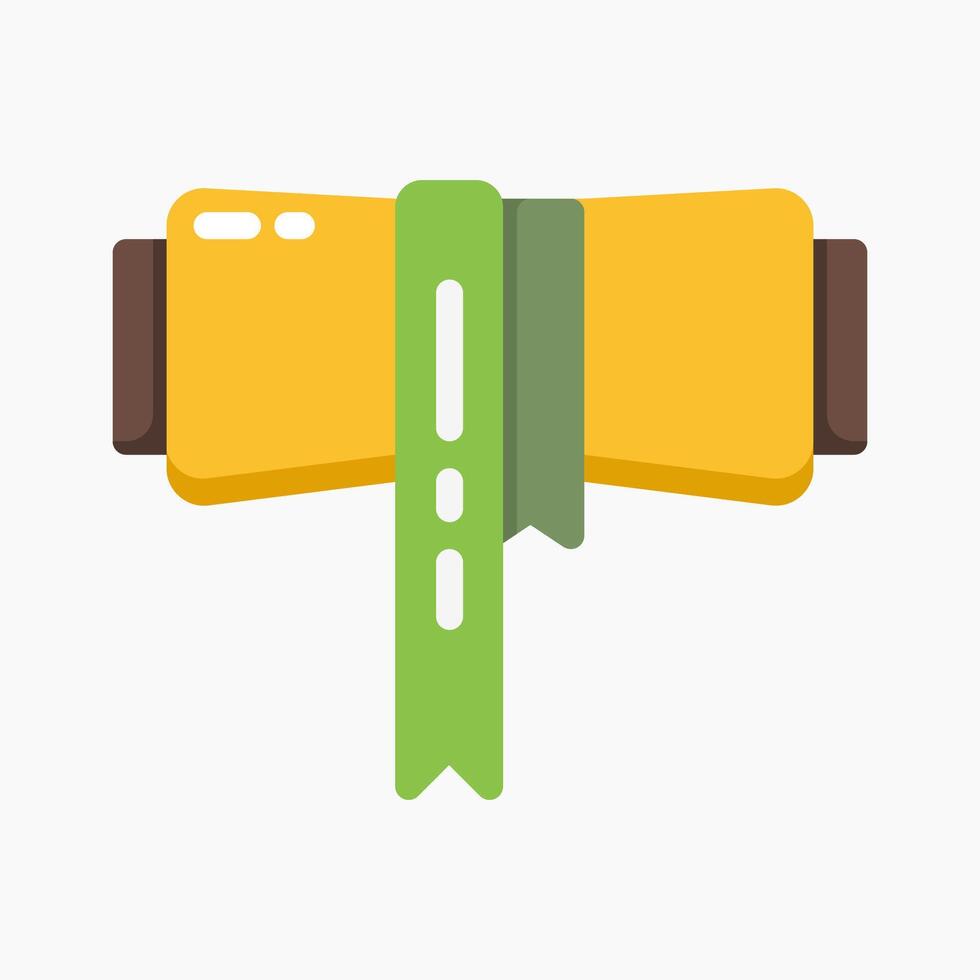 Design Illustration graphic of Ancient Scroll icon with flat style. Suitable for UI, mobile design, web design, etc. vector