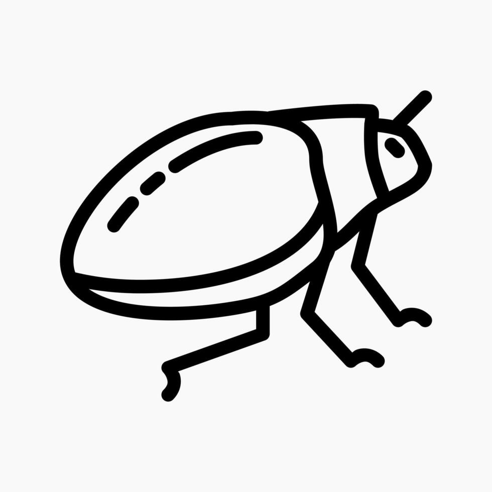 Design Illustration graphic of blood lice icon with line style. Suitable for UI, mobile design, web design, etc. vector