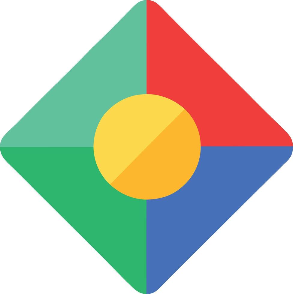 Abstract Ultra Minimal Tech Icon Design Version vector