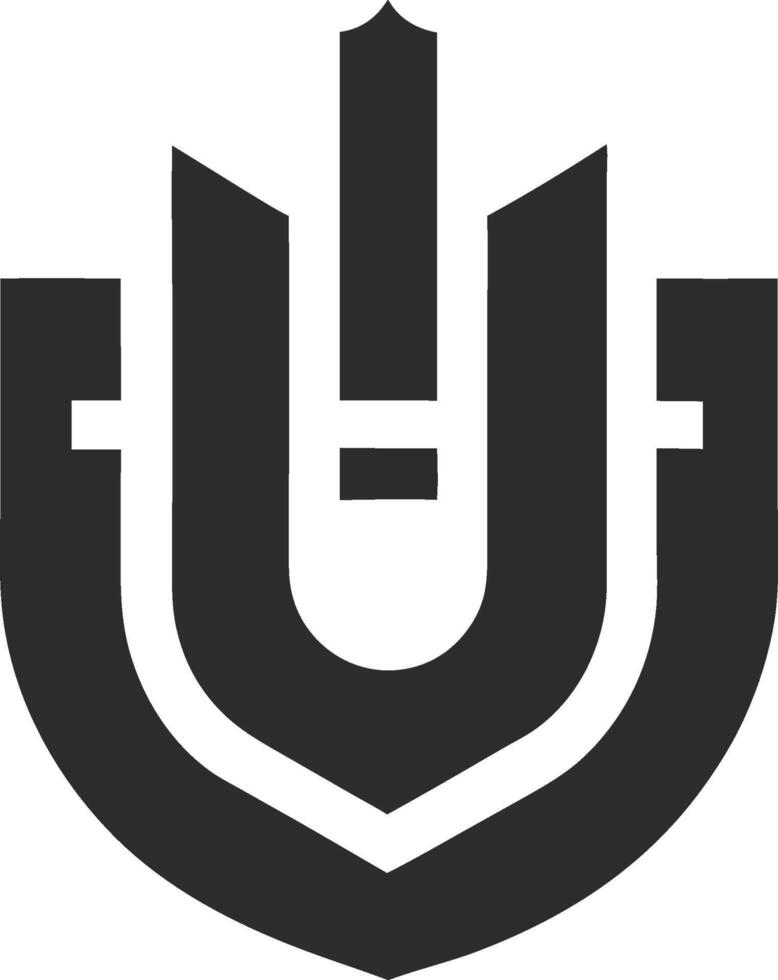 Modern Ultra Minimal Tech Logo Sleek Geometric Sample vector