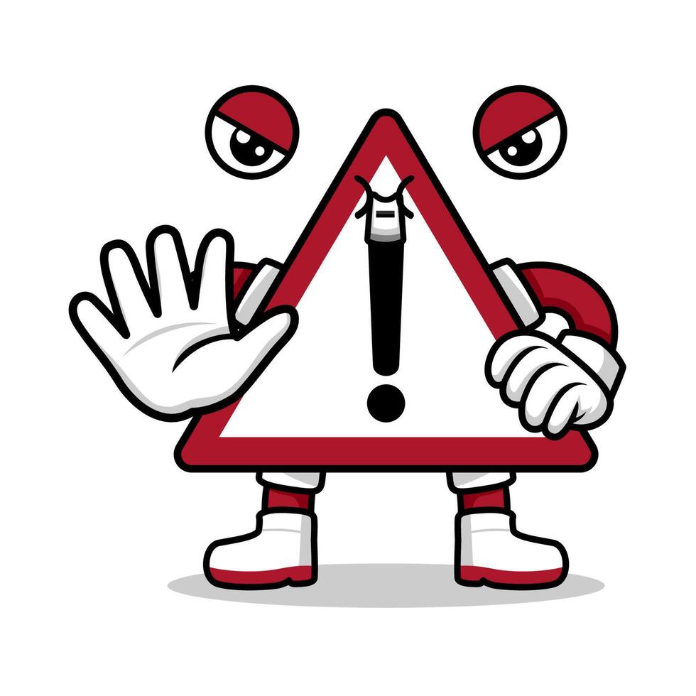 HATI HATi triangle sign vector