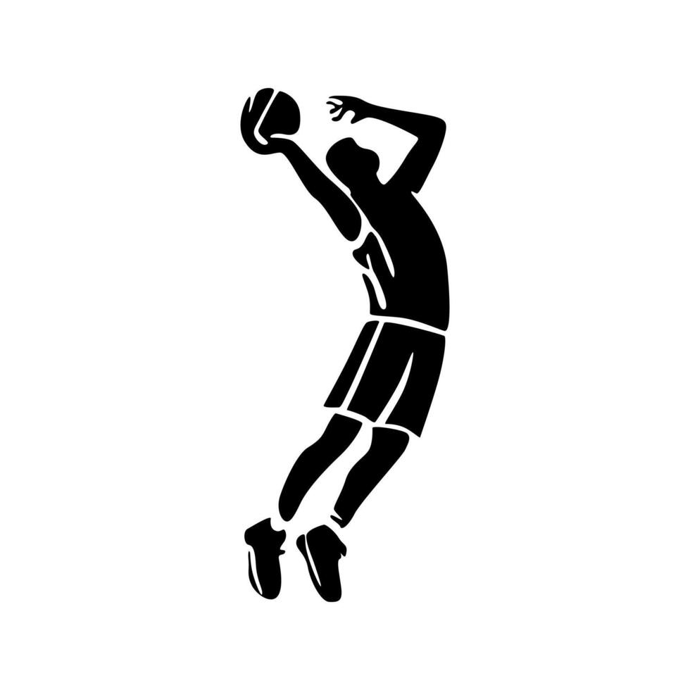 Grace in the Dark Basketball Motion Art vector