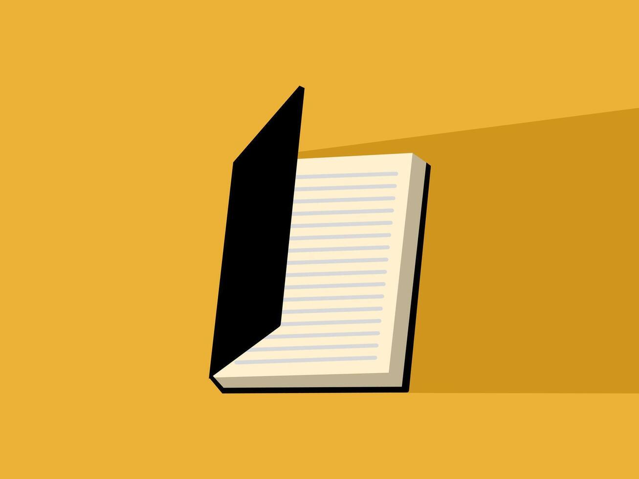 Learning Concept, Open Book vector