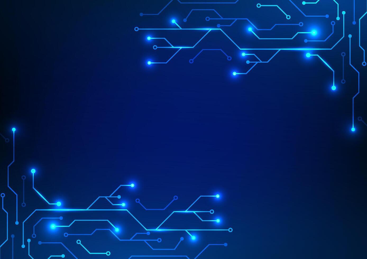 Technology circuit board background. future digital network concept. design for featuring futuristic electronic and cyber innovation systems. vector