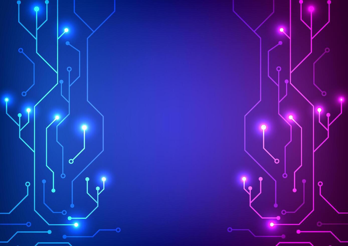 Technology futuristic circuit board background with data, future, digital, network. vector