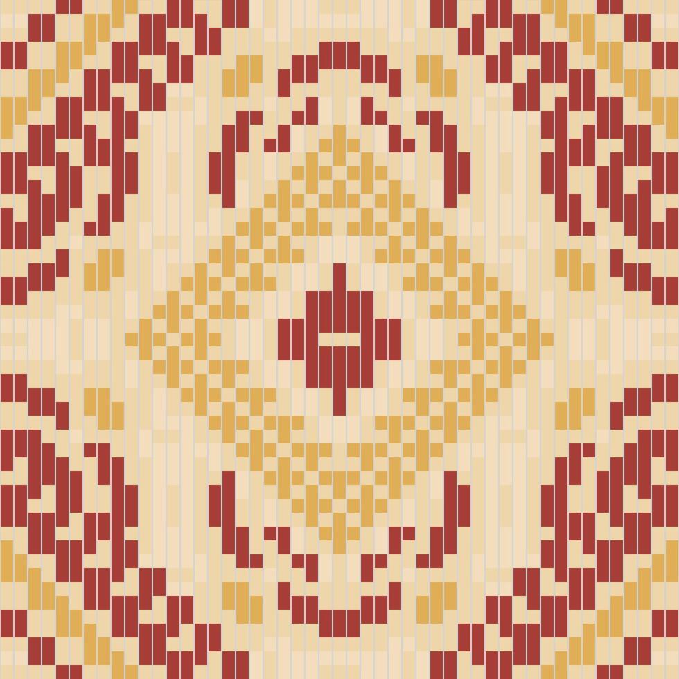 Squares Abstract Colorful Geometric Pattern Backgroundfolk Embroidery, Aztec Geometric Ornament Print. Design for Carpet, Wallpaper, Clothing, Wrapping, Fabric vector