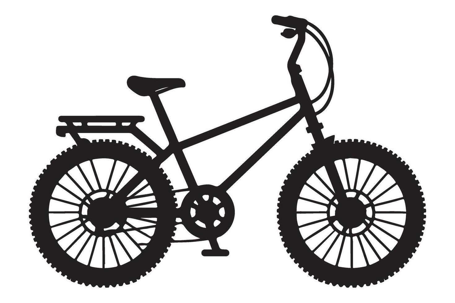 BMX Bike Illustration a Perfect Choice for Stunt Riding vector
