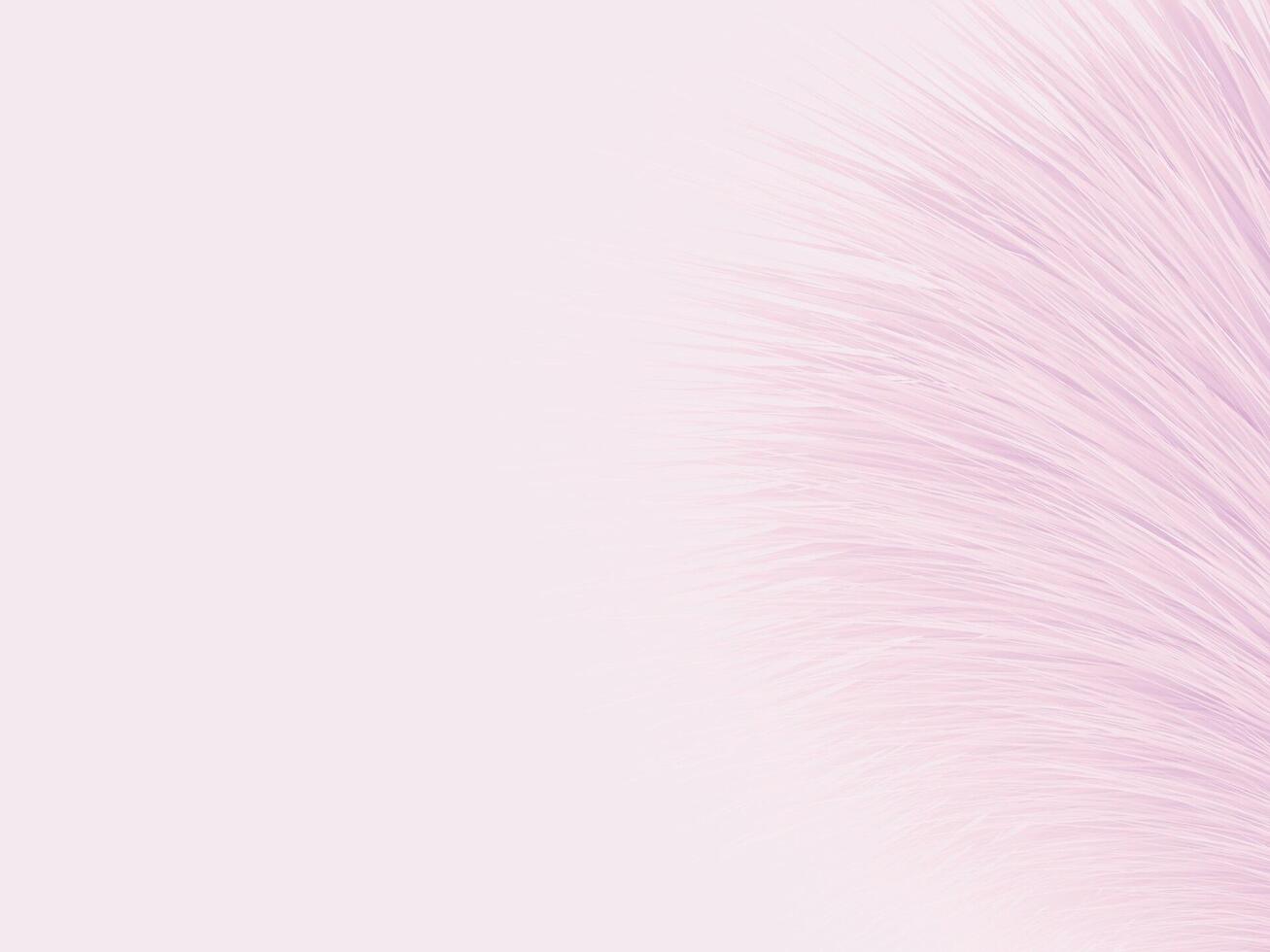 A pink fluffy fur on a light pink background vector