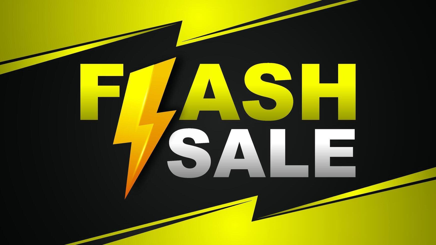 Flash sale promotion background. vector