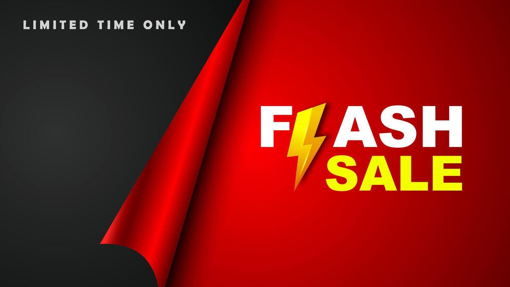 Flash Sale Promotion Shop Design Template vector