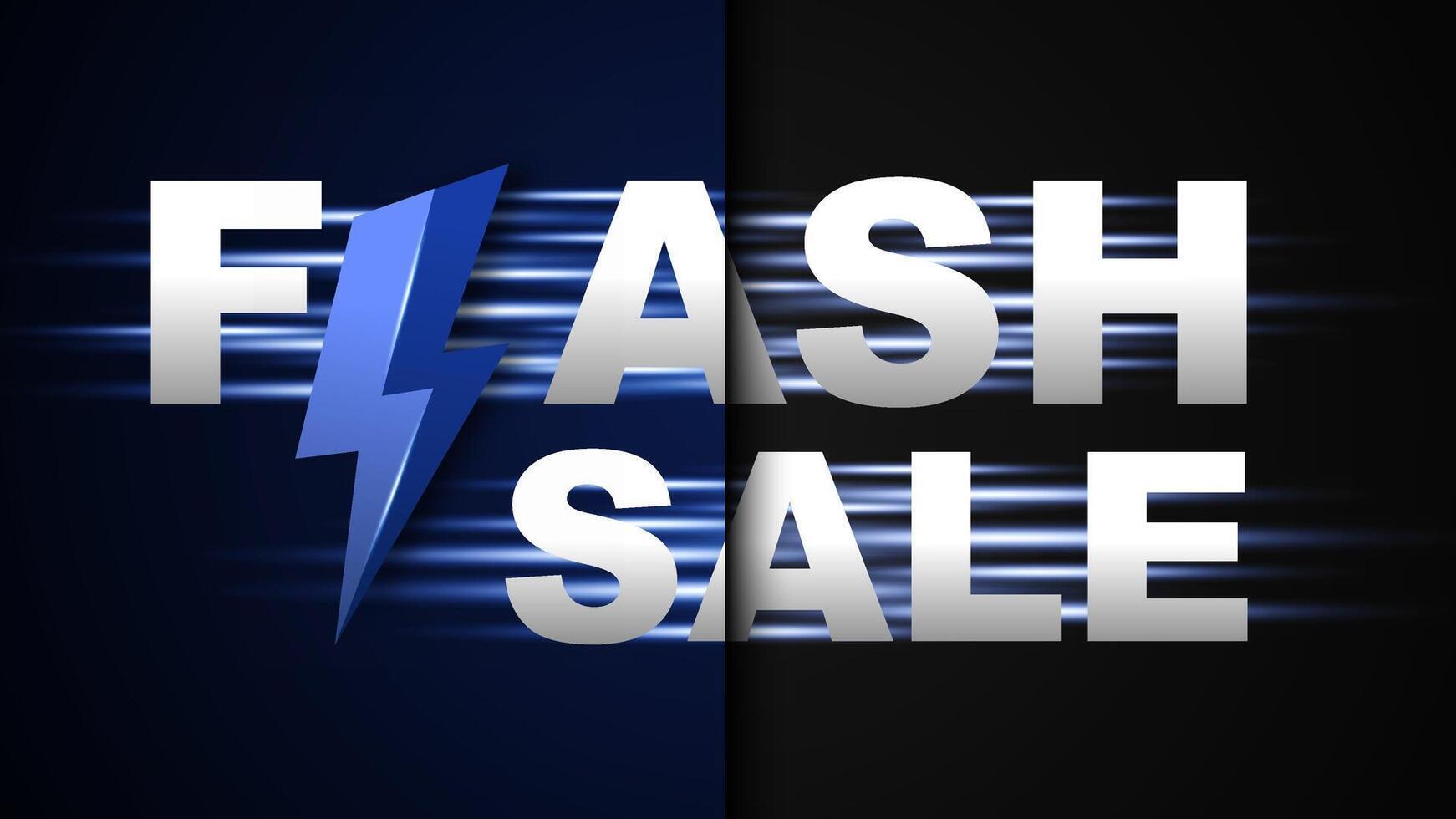 flash sale background template vector