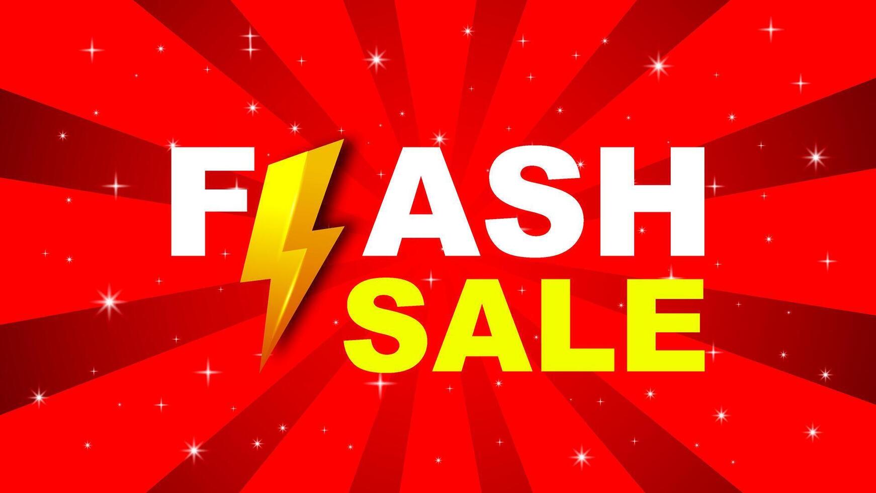 Flash Sale Shopping vector