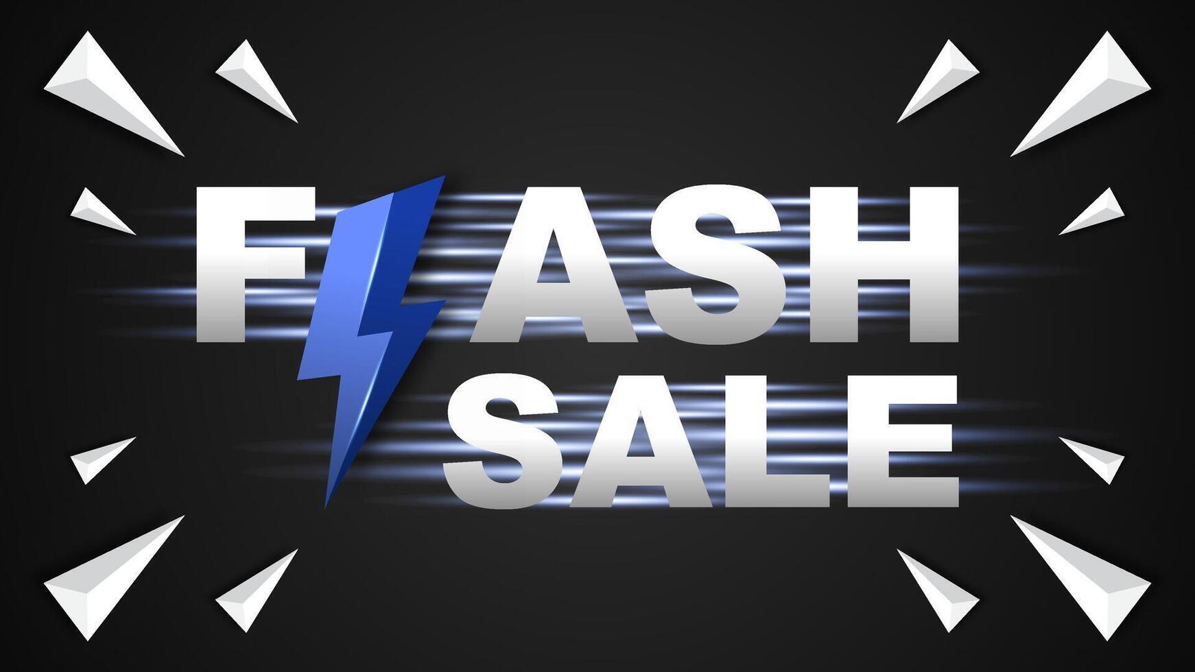 Flash Sale background design vector