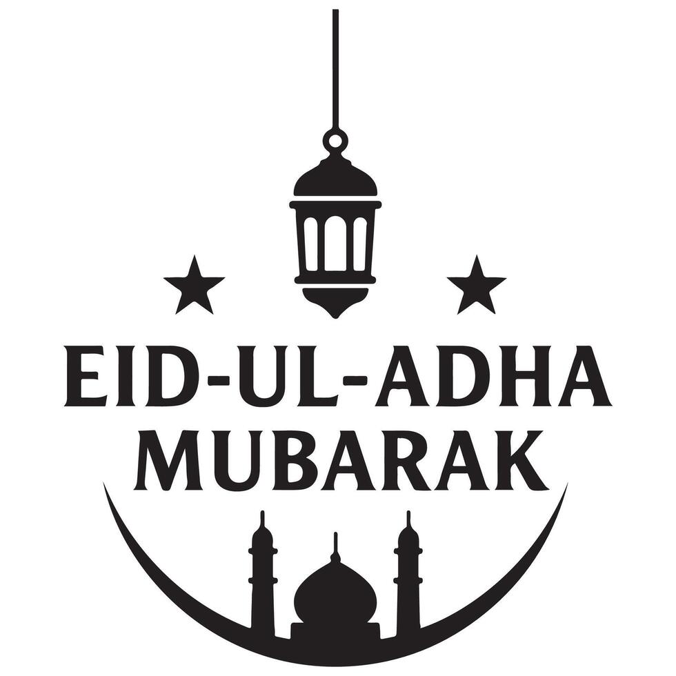 Eid-ul-Adha Mubarak Greeting, eid ul adha logo vector