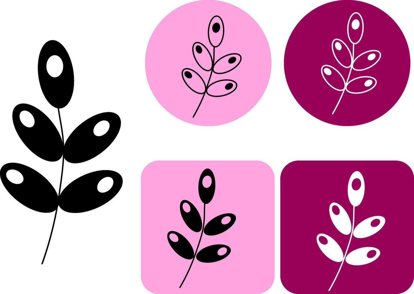 Icon Leaf Nature logotype. graphic line illustration. Black and white cosmetic makeup art. design for fashion graphics, textile prints, fabrics, wallpapers. vector