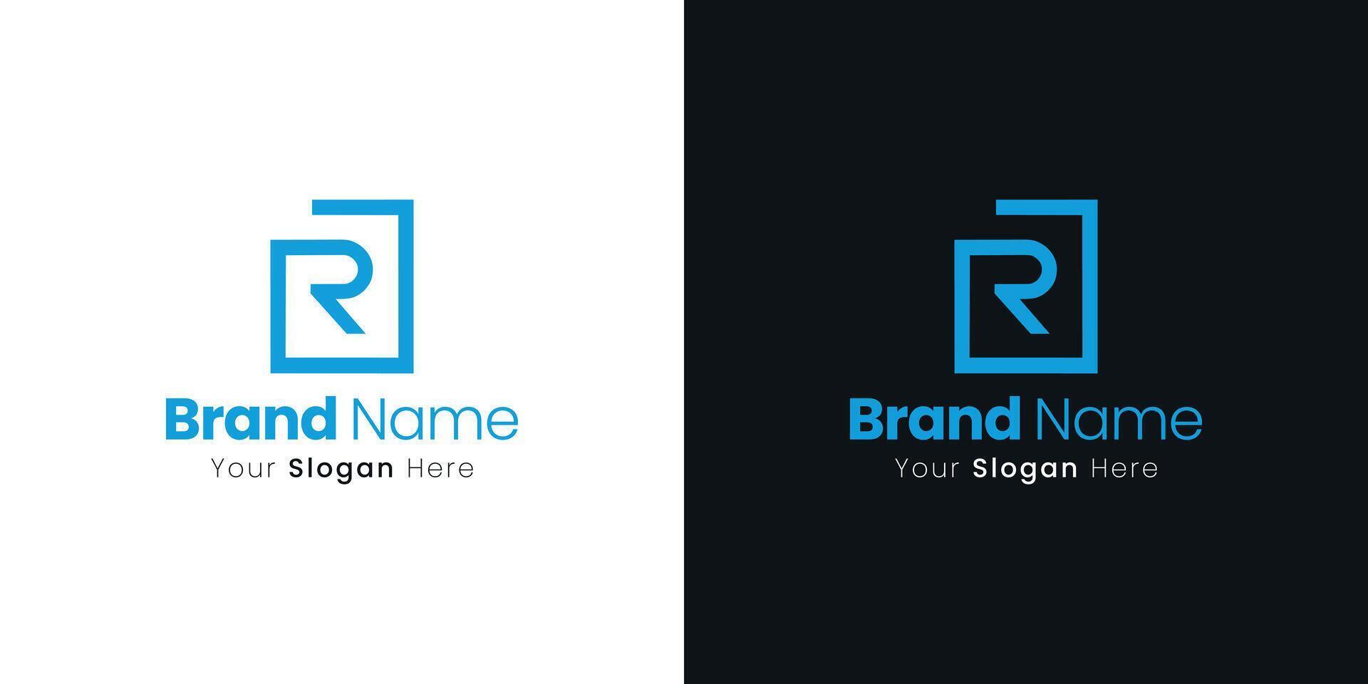 Creative and Modern Logo Design Solutions for Company Identity R Letter Design vector